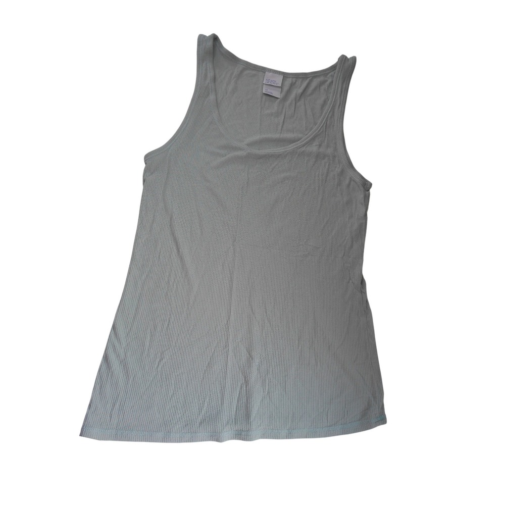 Stars Above Mint Green Ribbed Scoop Neck Tank Top Women's Medium Clean Girl
